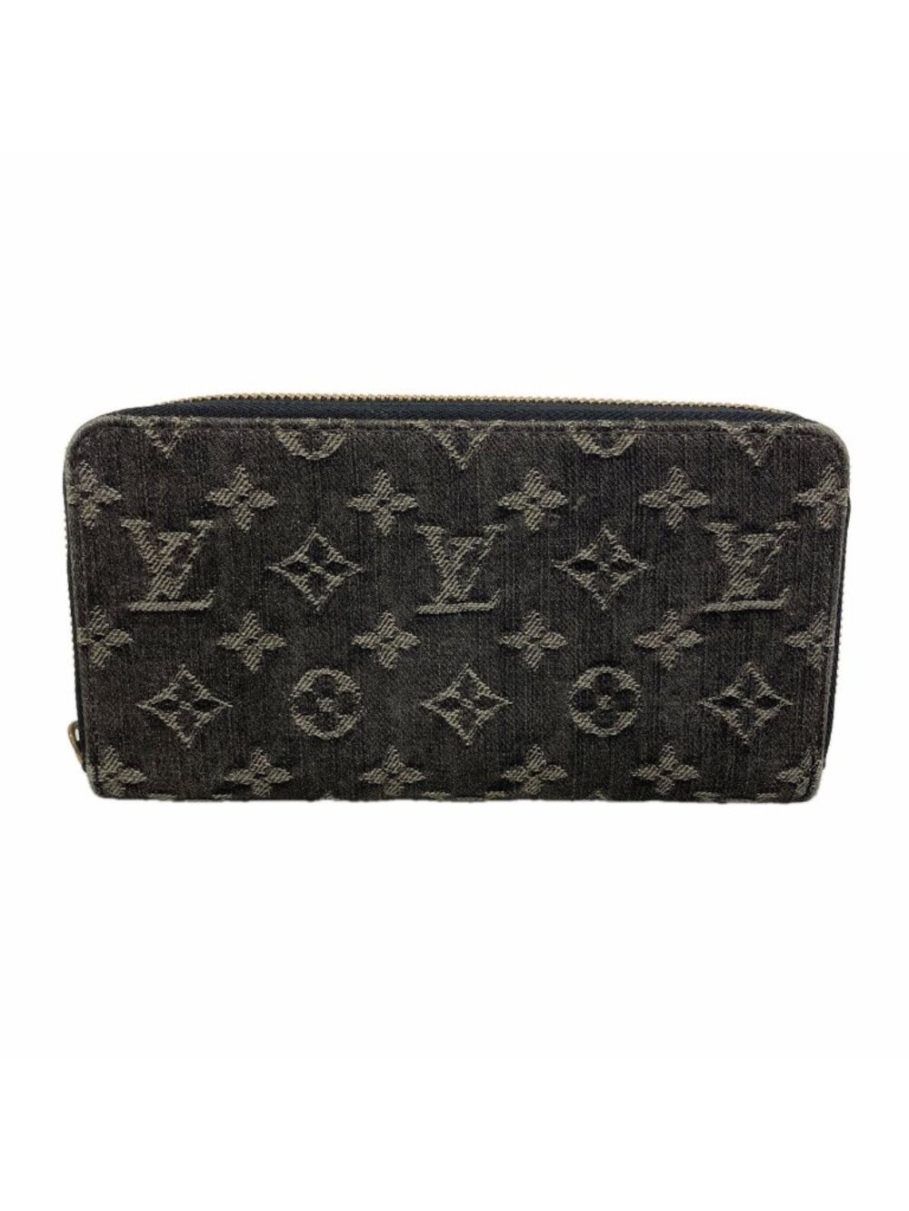 Louis Vuitton Wallet Monogram Denim Zippy Noir